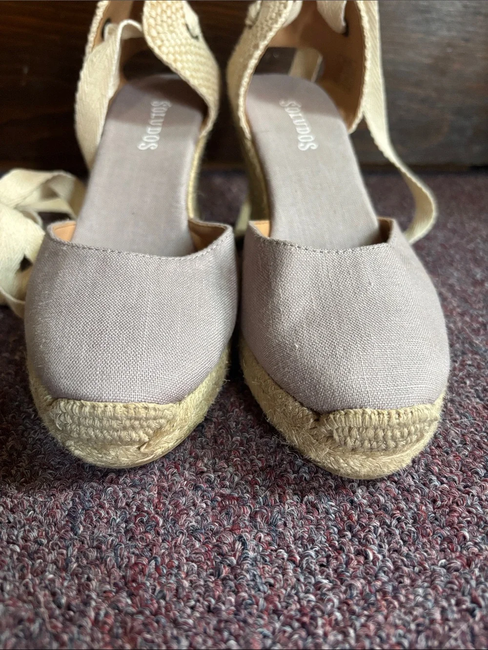 Soludos Lace-Up Wedges